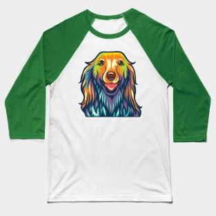 Long Hair Dach Baseball T-Shirt